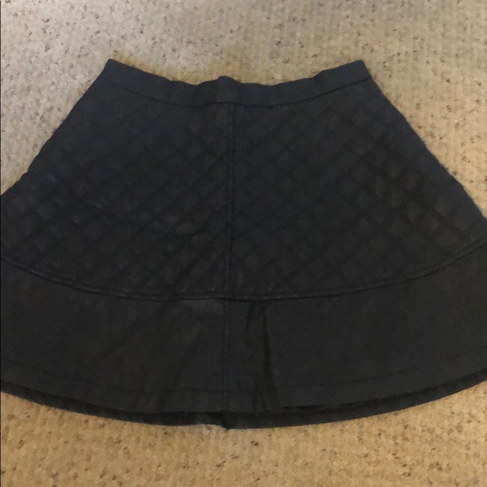 Pleather skirt